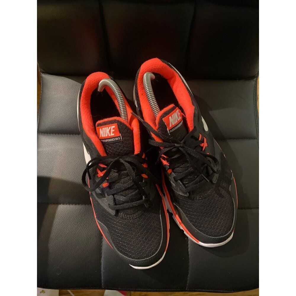 Nike Flex Experience RN 3 Women Running Black Pink White Athletic Sneakers SZ 10
